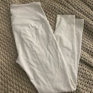 White Lululemon Leggings